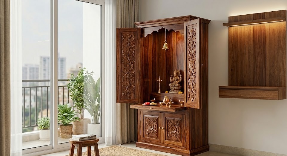 Latest Wooden Mandir Designs for Homes in Ranchi (2025 Trends)