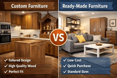 Custom Furniture vs Ready-Made Furniture: What’s Better for Homes in Ranchi?